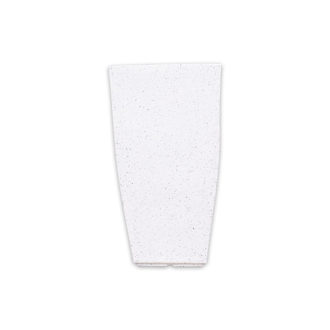 Cubica Marble White Atul Gardenia Unbreakable Indoor & Outdoor Planter | 24 Inch