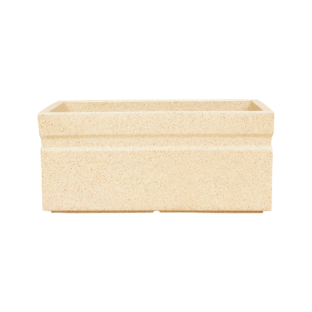 Bloom Box Sand Stone Atul Gardenia Unbreakable Indoor & Outdoor Planter | 25 Inch
