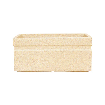 Bloom Box Sand Stone Atul Gardenia Unbreakable Indoor & Outdoor Planter | 25 Inch