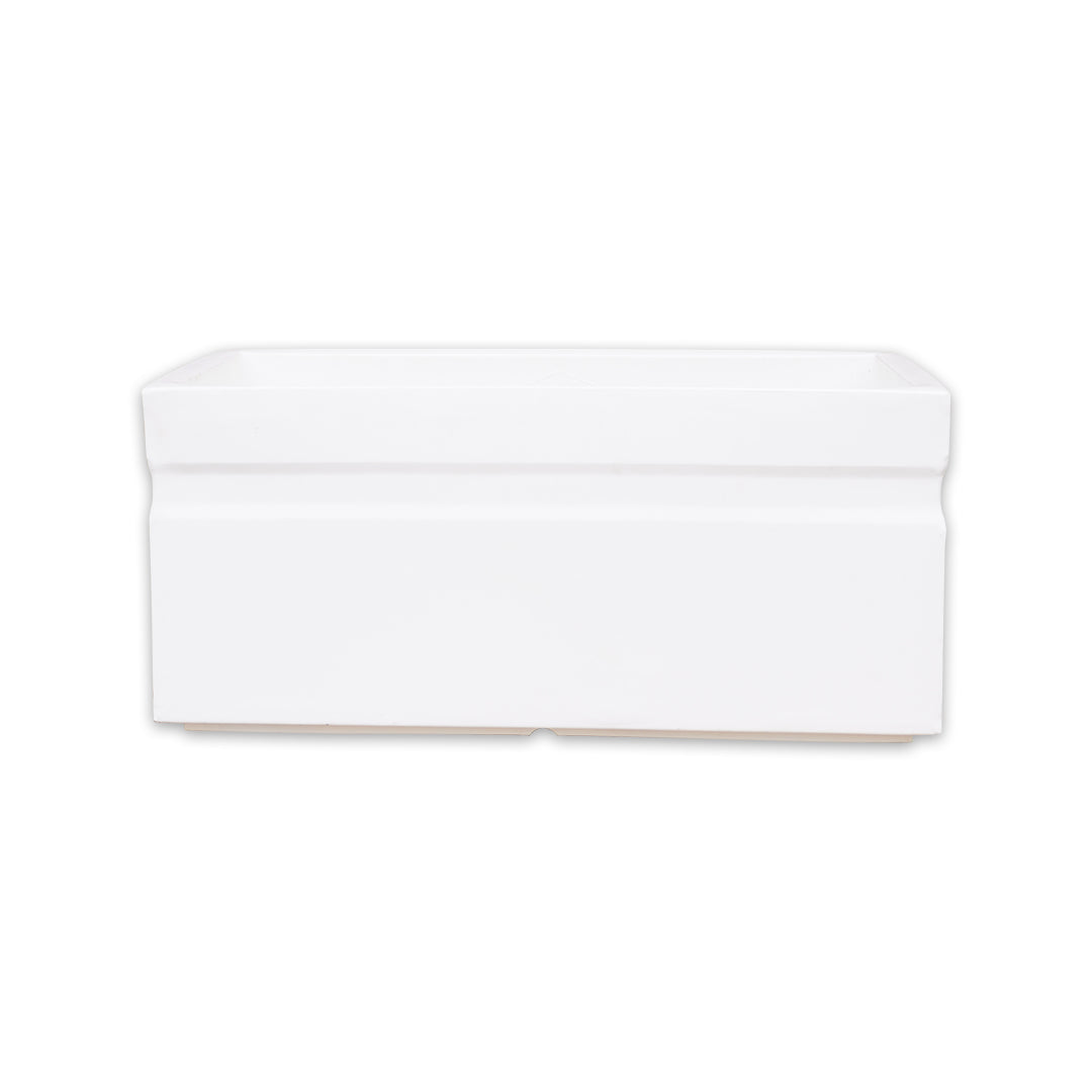 Bloom Box Marble White Atul Gardenia Unbreakable Indoor & Outdoor Planter | 25 Inch