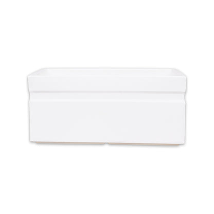 Bloom Box Marble White Atul Gardenia Unbreakable Indoor & Outdoor Planter | 25 Inch