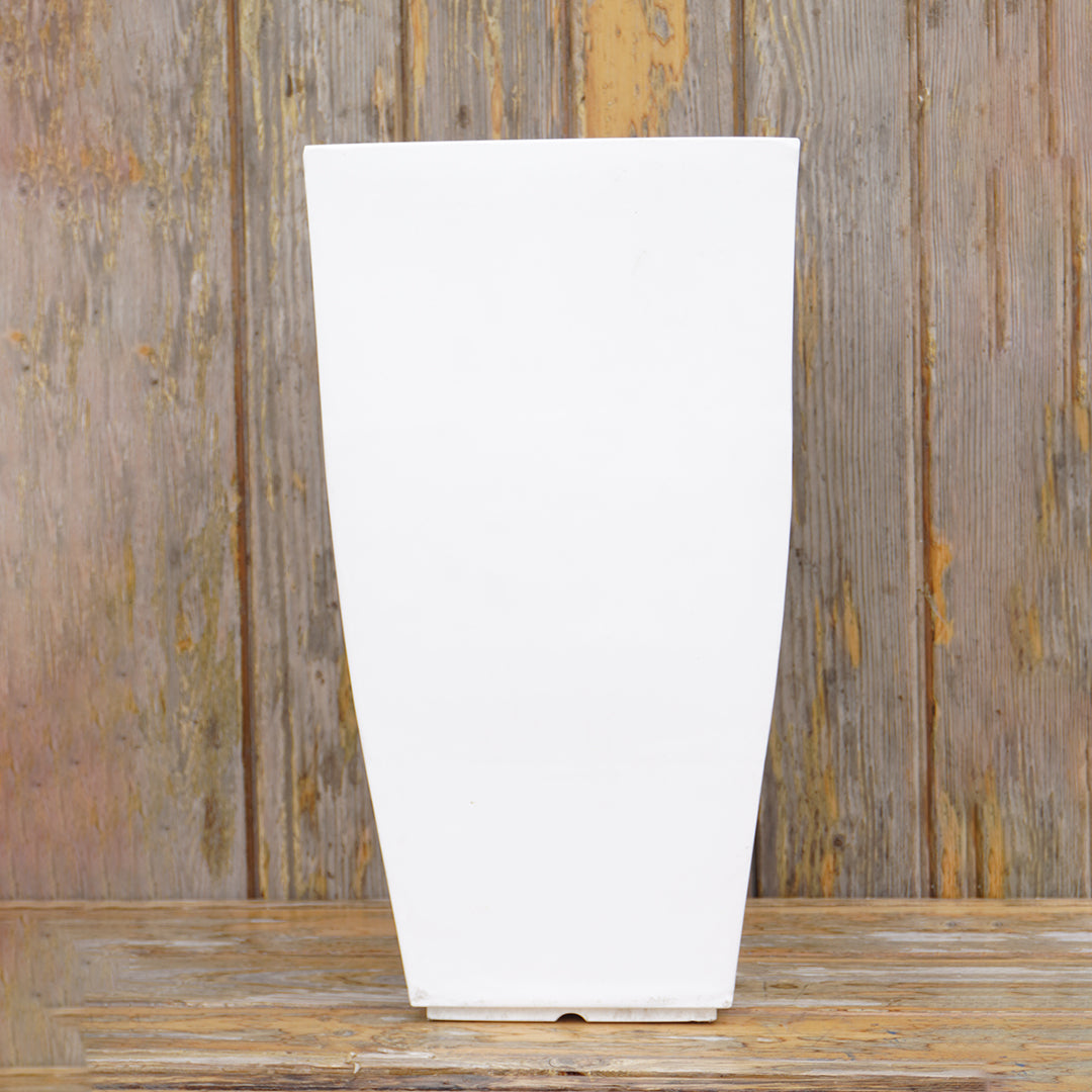 Cubica White Atul Gardenia Unbreakable Indoor & Outdoor Planter | 24 Inch