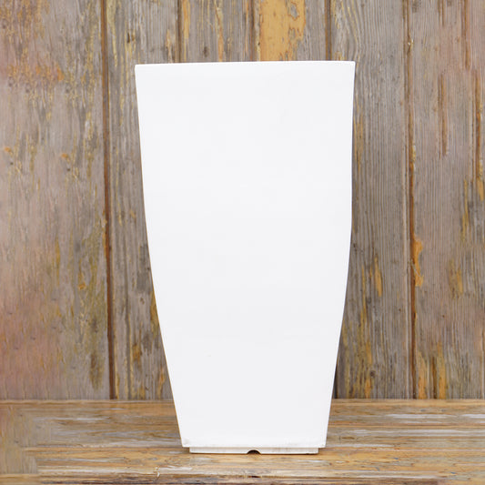 Cubica White Atul Gardenia Unbreakable Indoor & Outdoor Planter | 24 Inch