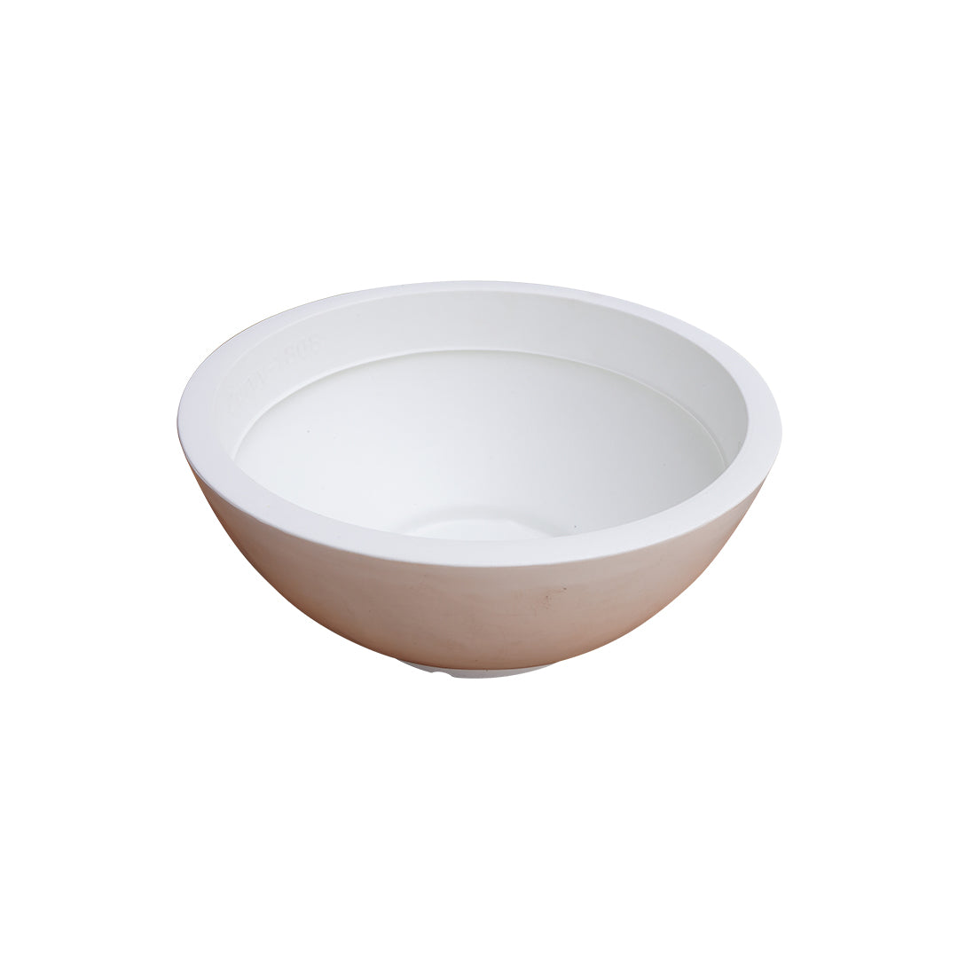 Curvy White Atul Gardenia Unbreakable Indoor & Outdoor Planter | 18 Inch