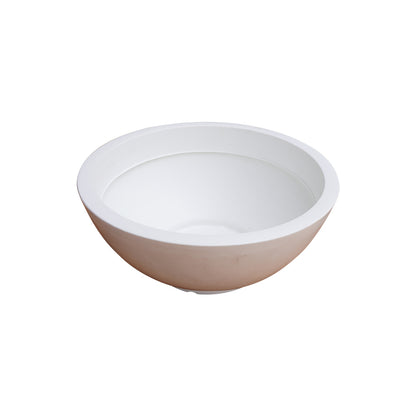 Curvy White Atul Gardenia Unbreakable Indoor & Outdoor Planter | 18 Inch