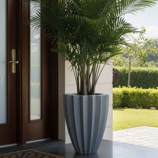 Flora Mosaic Grey Atul Gardenia Unbreakable Indoor & Outdoor Planter
