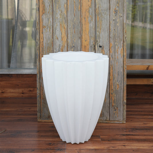 Flora White Atul Gardenia Unbreakable Indoor & Outdoor Planter