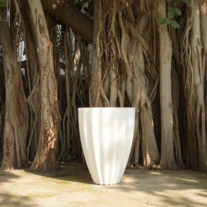 Flora White Atul Gardenia Unbreakable Indoor & Outdoor Planter
