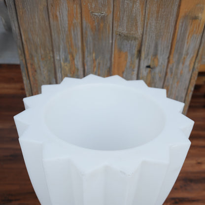 Flora White Atul Gardenia Unbreakable Indoor & Outdoor Planter