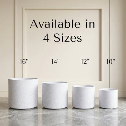 Oasis Marble White Atul Gardenia Unbreakable Indoor & Outdoor Planter