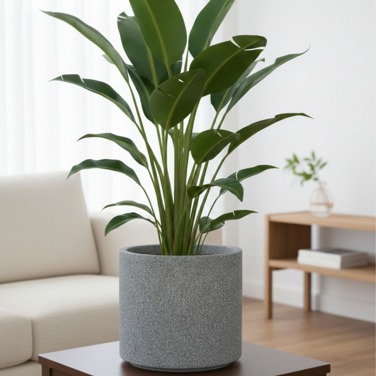 Oasis Mosaic Grey Atul Gardenia Unbreakable Indoor & Outdoor Planter