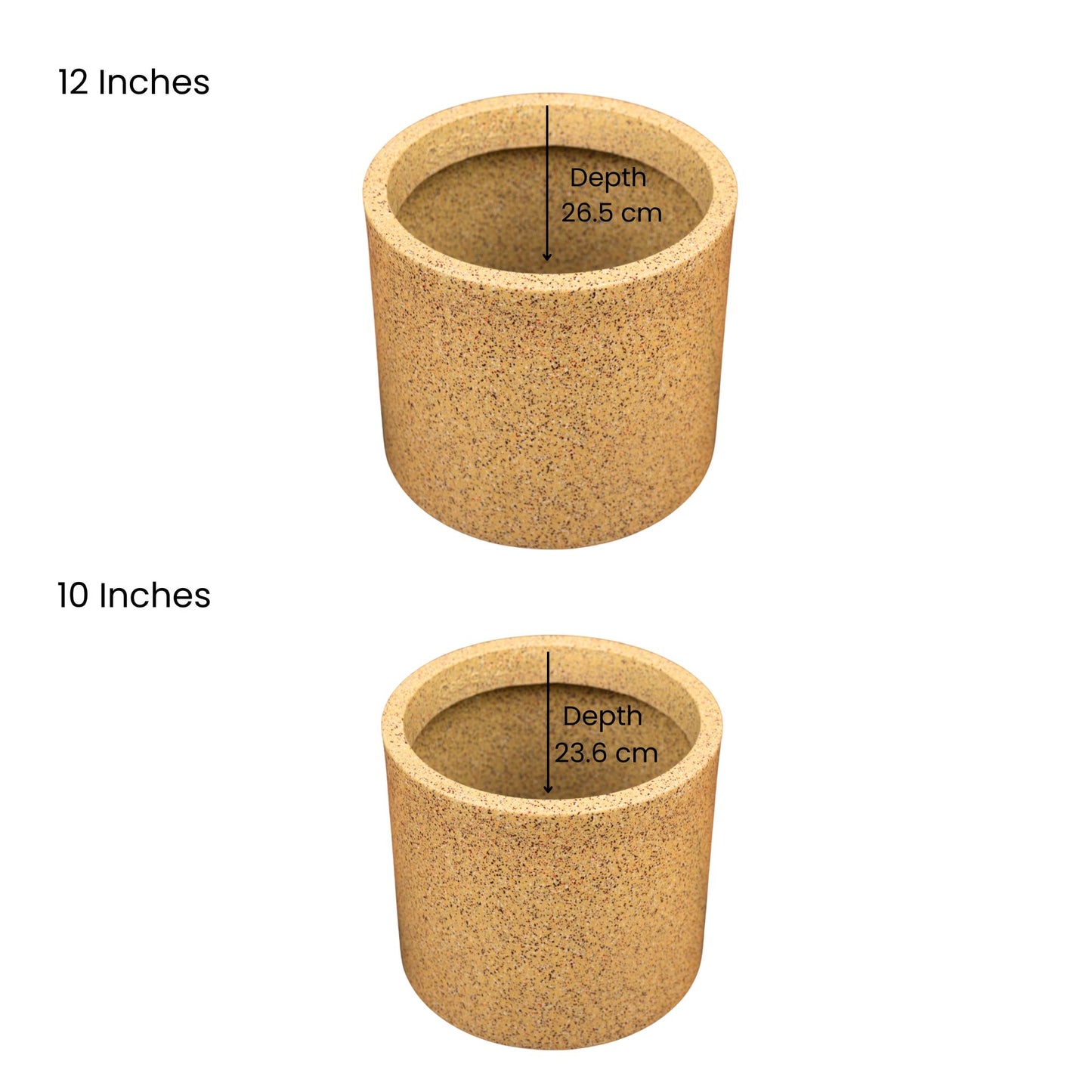 Oasis Sand Stone Atul Gardenia Unbreakable Indoor & Outdoor Planter