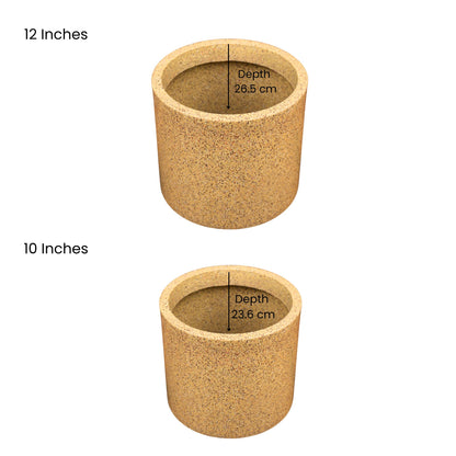 Oasis Sand Stone Atul Gardenia Unbreakable Indoor & Outdoor Planter