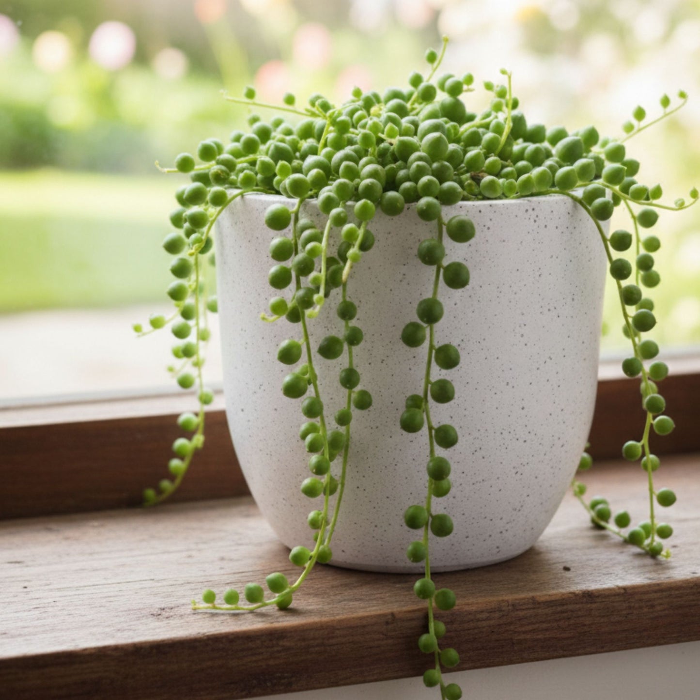 Ovalo Marble White Atul Gardenia Unbreakable Indoor & Outdoor Planter