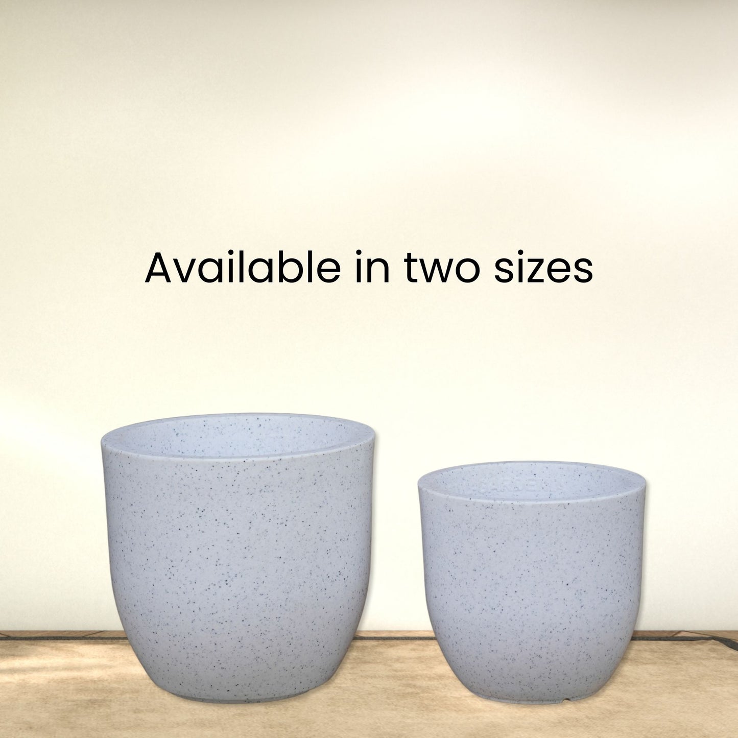 Ovalo Marble White Atul Gardenia Unbreakable Indoor & Outdoor Planter