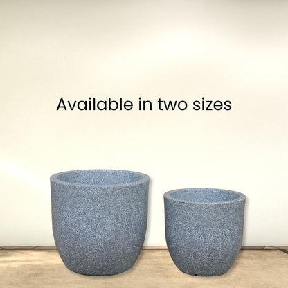 Ovalo Mosaic Grey Atul Gardenia Unbreakable Indoor & Outdoor Planter