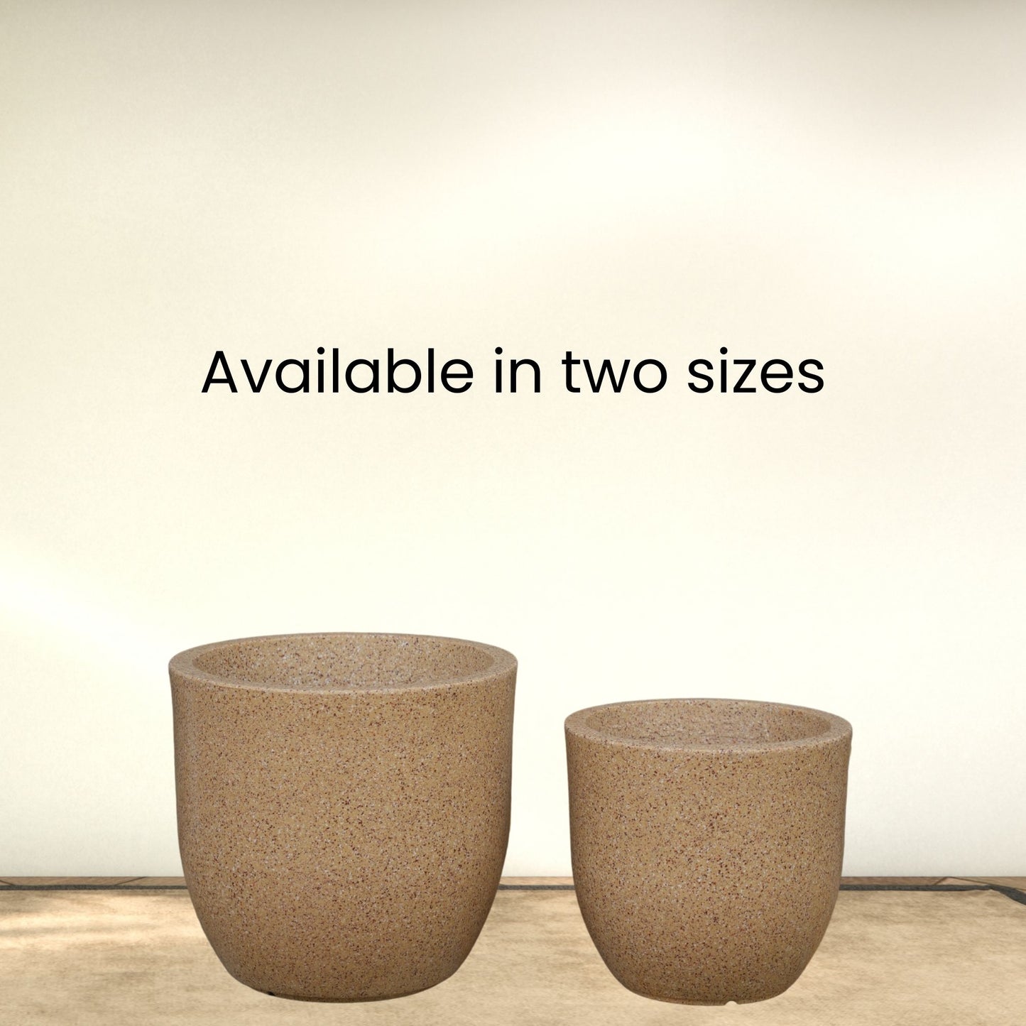 Ovalo Sand Stone Atul Gardenia Unbreakable Indoor & Outdoor Planter