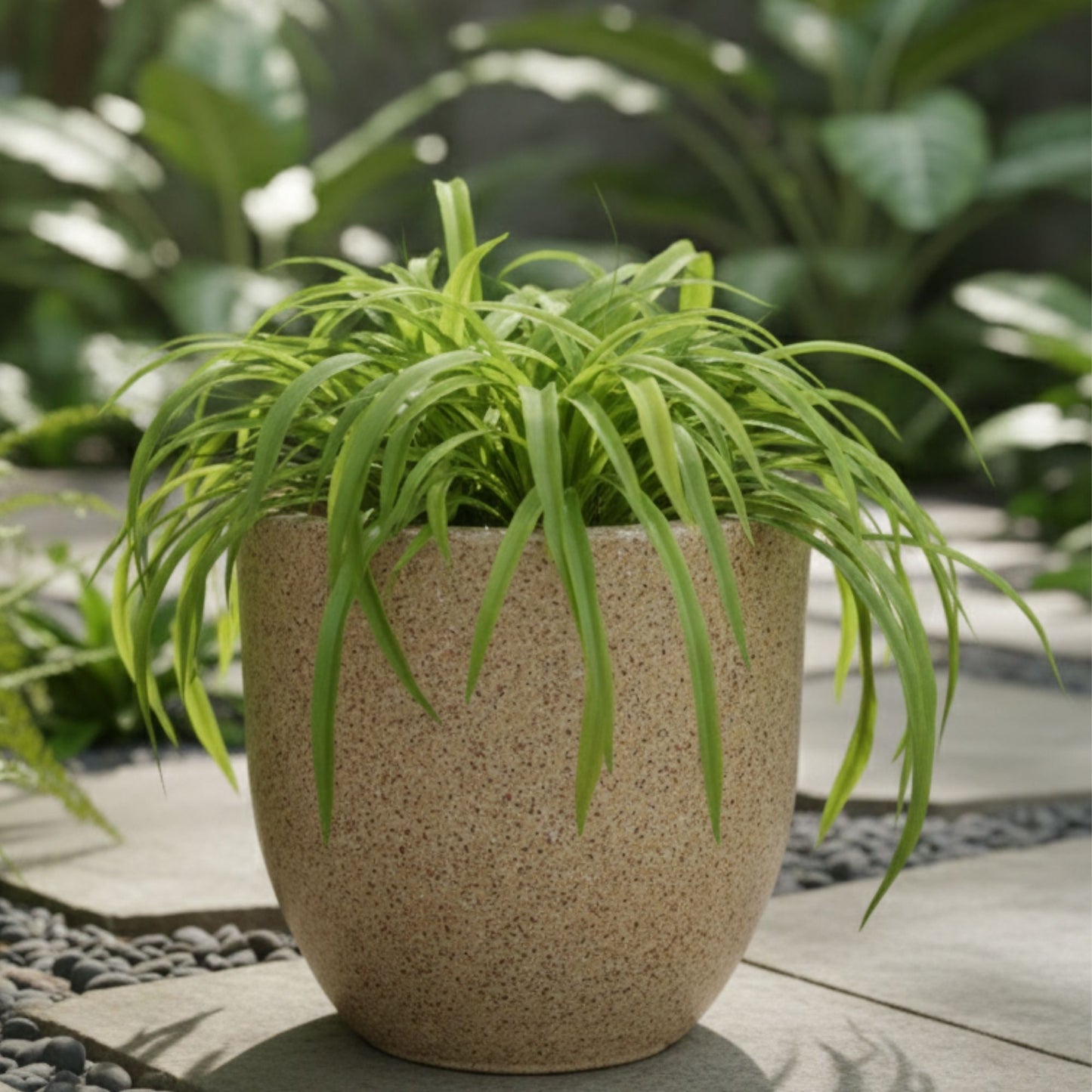 Ovalo Sand Stone Atul Gardenia Unbreakable Indoor & Outdoor Planter