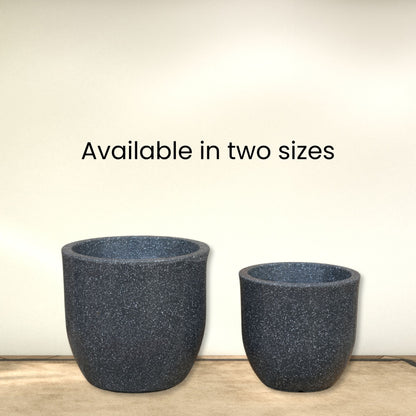 Ovalo Grey Stone Atul Gardenia Unbreakable Indoor & Outdoor Planter